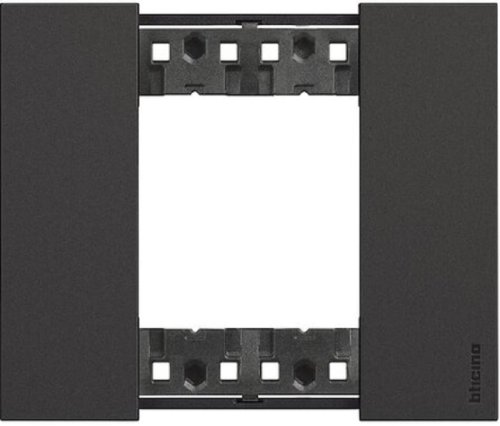 Рамка универсальная Legrand BTicino Living Now 1-м. 2 мод. черный картинка